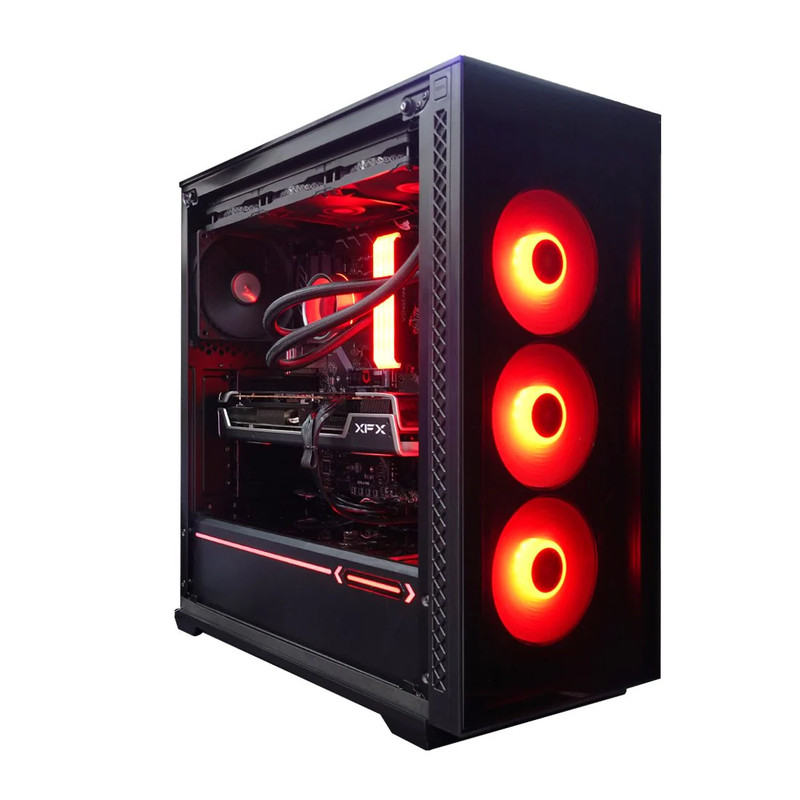 (Pre-Built) Gaming PC AMD Ryzen 9 5900X w/ MSI Radeon RX 6800 Gaming X Trio & DeepCool Matrexx 70 ADD - Black